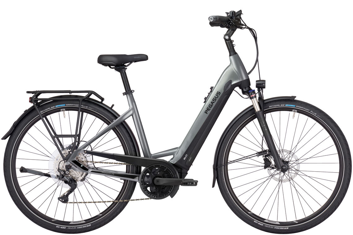 Pegasus Premio EVO 10 Lite silber | 625WH | E-Bike Damen Trekking | 2022 | Kettenschaltung