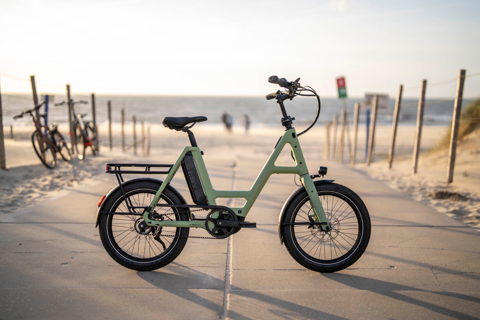 i:SY SKYFLY E5 ZR F CX grün (hell) | 545WH | E-Bike Kompakt | 2025 | Freilauf-Nabe