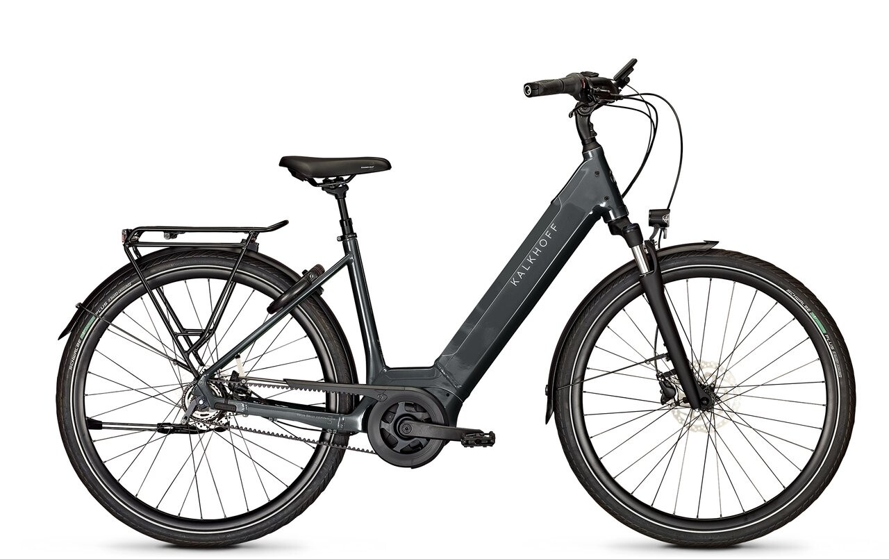 Kalkhoff IMAGE 3.B EXCITE FL schwarz | 625WH | E-Bike Damen City | 2024 | Freilauf-Nabe