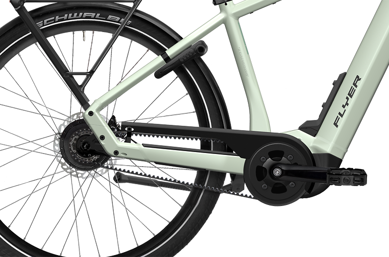 Flyer Upstreet 7.23 grün | 750WH | E-Bike Herren Trekking | 2024 | Enviolo