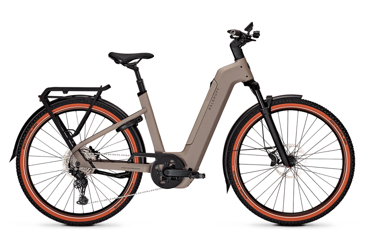 Kalkhoff ENTICE 5+ ADVANCE grau | 800WH | E-Bike Damen Trekking | 2025 | Kettenschaltung Kalkhoff ENTICE 5+ ADVANCE grau | 800WH | E-Bike Damen Trekking | 2025 | Kettenschaltung