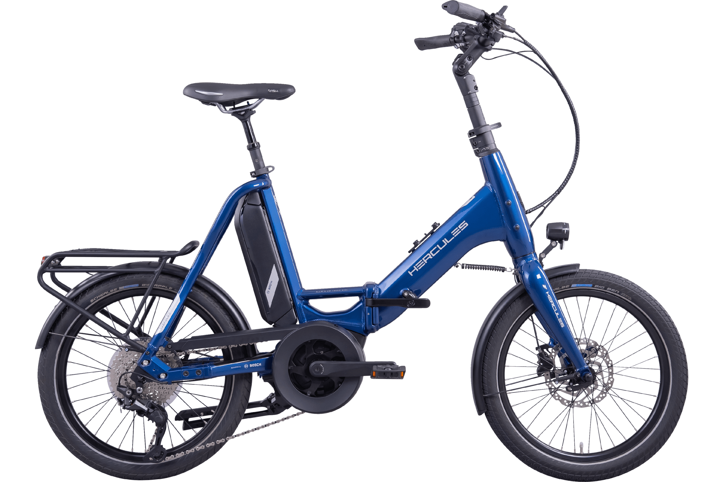Hercules Rob Fold 10 blau | 545WH | E-Faltrad | 2025 | Kettenschaltung