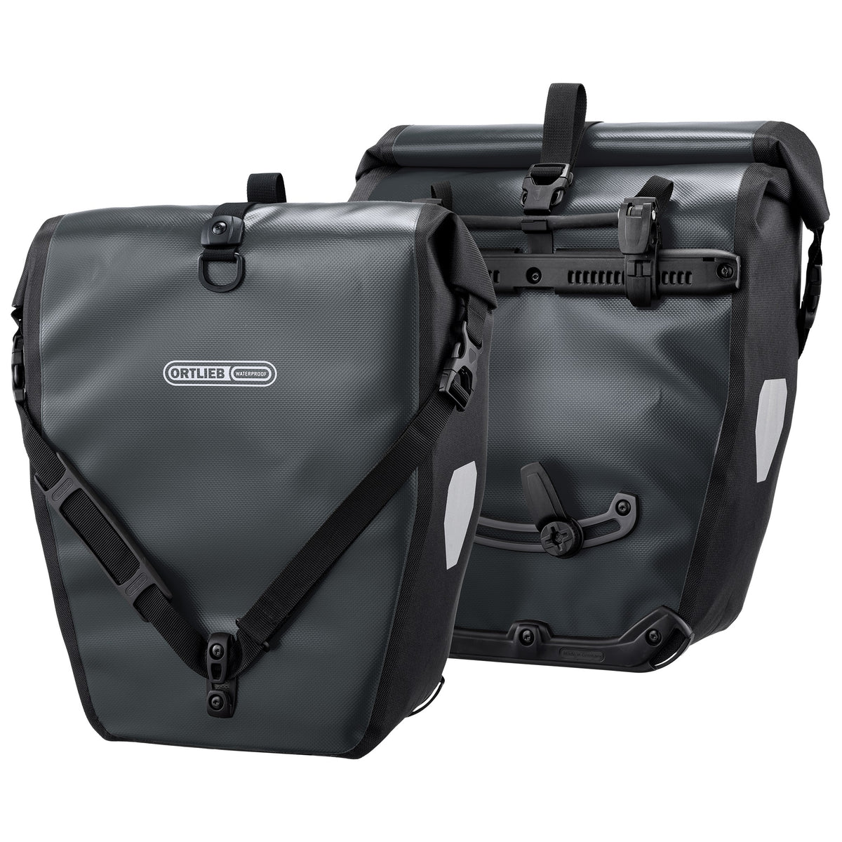 Back-Roller Classic asph. schwarz Seitentaschen wasserdicht