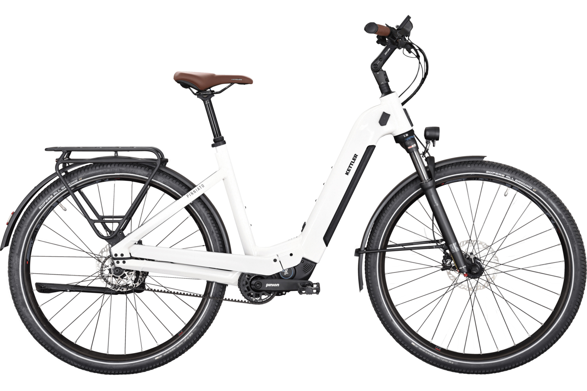 Kettler PINNIATO HT COMFORT weiß | 720WH | E-Bike Damen Trekking | 2024 | Getriebetechnik