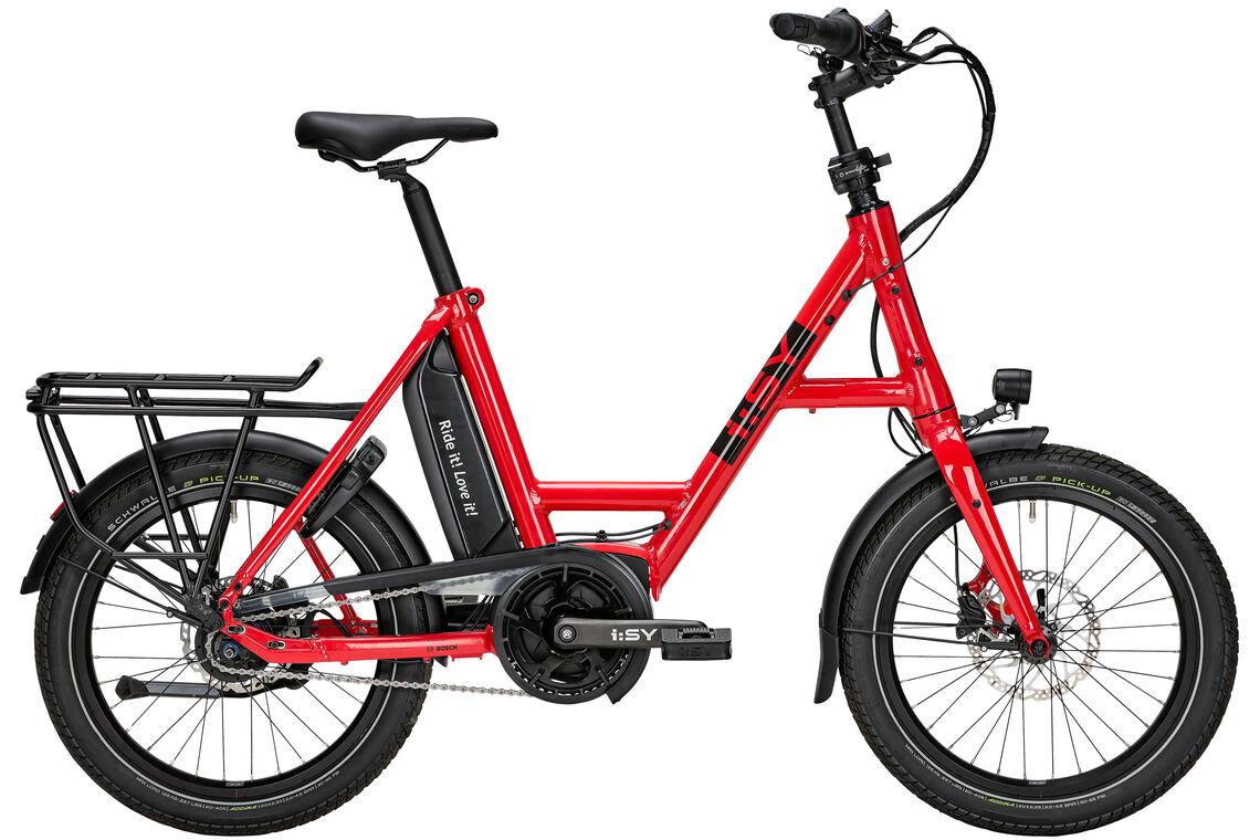 i:SY S8 F rot | 500WH | E-Bike Kompakt | 2024 | Freilauf-Nabe