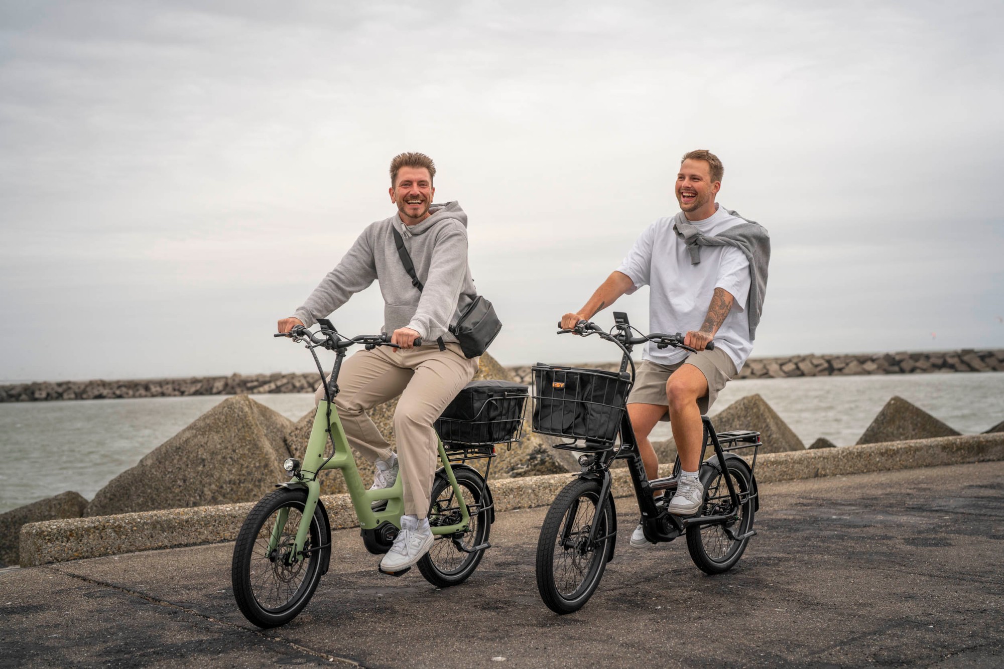 i:SY SKYFLY E5 ZR F CX grün (hell) | 545WH | E-Bike Kompakt | 2025 | Freilauf-Nabe