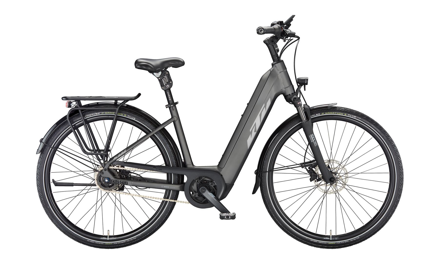 KTM MACINA CITY 610 XL grau | 625WH | E-Bike Damen City | 2024 | Freilauf-Nabe