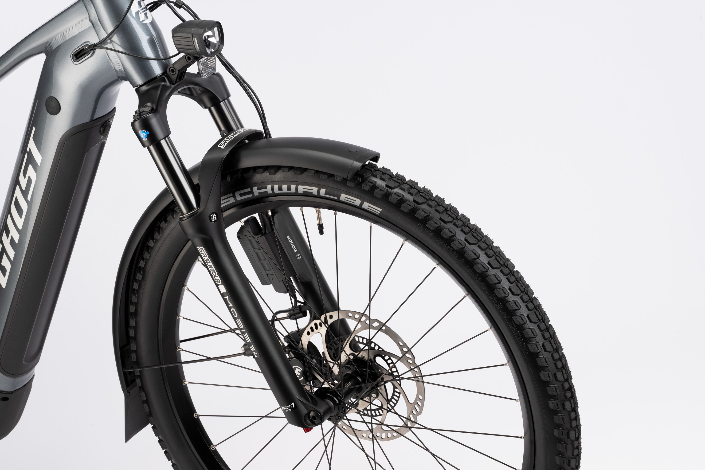 Ghost E-TERU PRO EQ ABS grau | 800WH | E-MTB Hardtail | 2025 | Freilauf-Nabe