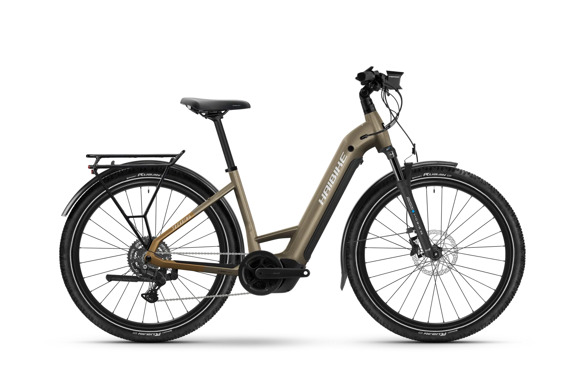Haibike Trekking 6.5 beige | 600WH | E-Bike Damen Trekking | 2025 | Kettenschaltung