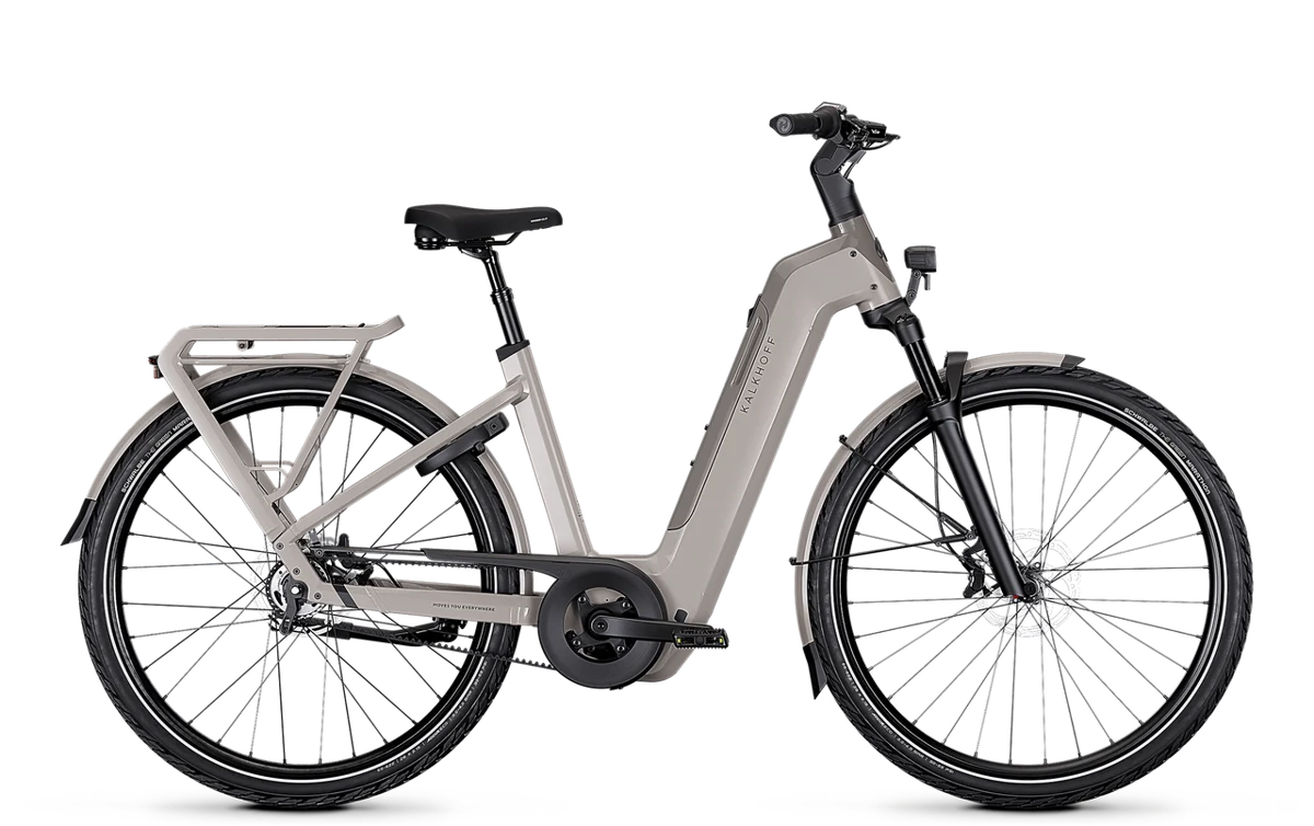 Kalkhoff IMAGE 5+ MOVE grau | 800WH | E-Bike Damen City | 2025 | Freilauf-Nabe Kalkhoff IMAGE 5+ MOVE grau | 800WH | E-Bike Damen City | 2025 | Freilauf-Nabe